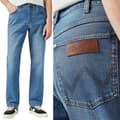 Miniatyrbillede 1 af 9: Wrangler FRONTIER Brennan DENIM LØSE JEANS MED LIGHT OG STRAIGHT W29 L32
