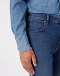 Miniatyrbild 6 av 9: Wrangler LARSTON The Rock FITTED JEANS MÖRK DENIM W31 L34