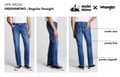 Miniatyrbild 8 av 9: Wrangler GREENSBORO Reflections THERMOLITE RAKA JEANS W42 L34