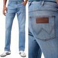Miniatyrbild 1 av 9: Wrangler GREENSBORO Reflections THERMOLITE RAKA JEANS W42 L34