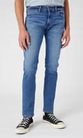Miniatyrbillede 3 af 9: Wrangler Bryson Smoke Sea 365 Cool denim skinny jeans W29 L32