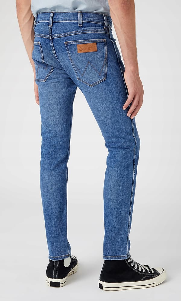 Wrangler Bryson Smoke Sea 365 Cool denim skinny jeans W29 L32