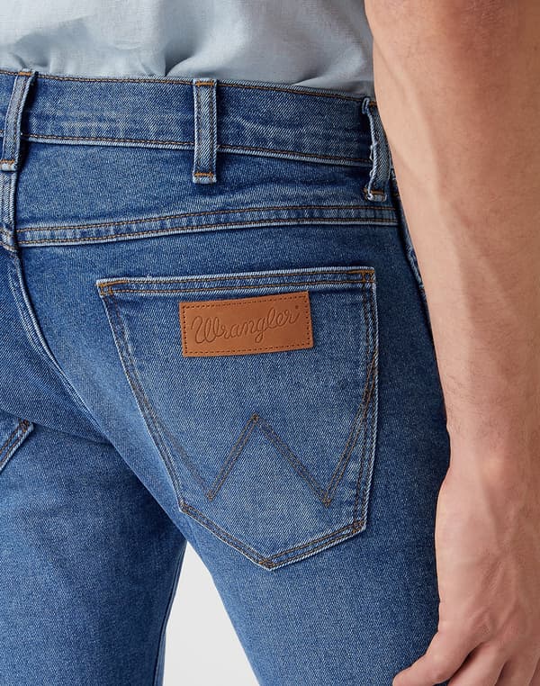 Wrangler Bryson Smoke Sea 365 Cool denim skinny jeans W29 L32