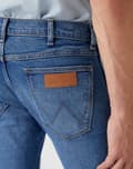 Miniatyrbillede 7 af 9: Wrangler Bryson Smoke Sea 365 Cool denim skinny jeans W29 L32