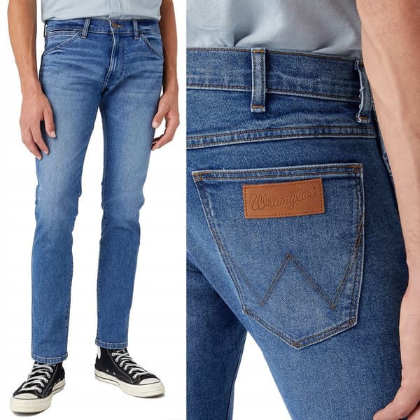 Wrangler Bryson Smoke Sea 365 Cool denim skinny jeans W29 L32