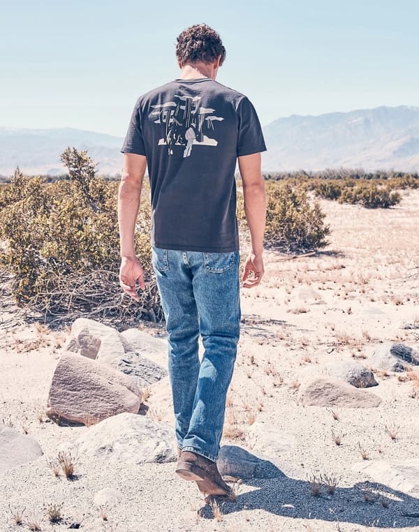 Wrangler 13MWZ Stone Cowboy Cut klassiska raka jeans W34 L32