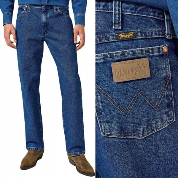 Wrangler 13MWZ Stone Cowboy Cut klassiska raka jeans W34 L32