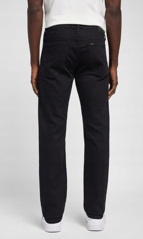 Lee DAREN Black Rinse DENIM STRAIGHT SVARTA HERRJEANS W33 L34