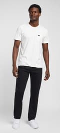 Miniatyrbild 4 av 6: Lee DAREN Black Rinse DENIM STRAIGHT SVARTA HERRJEANS W33 L34