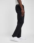 Miniatyrbild 5 av 6: Lee DAREN Black Rinse DENIM STRAIGHT SVARTA HERRJEANS W33 L34