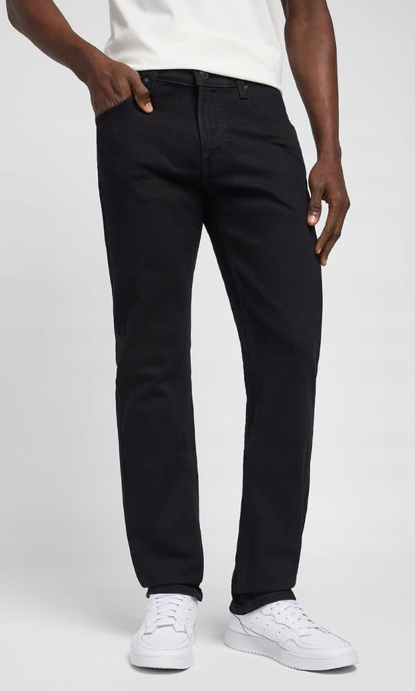 Lee DAREN Black Rinse DENIM STRAIGHT SVARTA HERRJEANS W33 L34