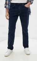 Miniatyrbild 7 av 10: Lee BROOKLYN Mörka Stonewash-jeans i rak modell W38 L30