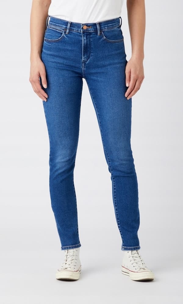 Wrangler HIGH SKINNY Camelia DAM HIGH SKINNY JEANS W28 L30