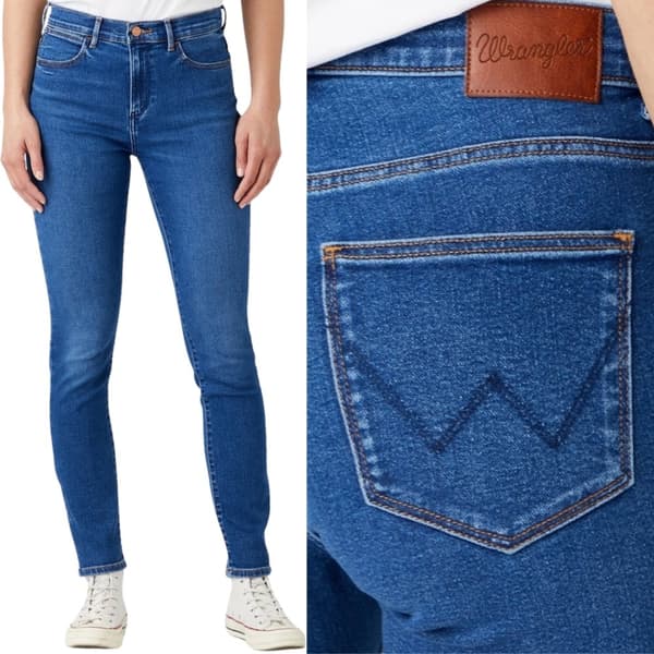 Wrangler HIGH SKINNY Camelia DAM HIGH SKINNY JEANS W27 L32