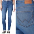 Miniatyrbillede 1 af 7: Wrangler HIGH SKINNY DAME HIGH SKINNY JEANS W30 L32
