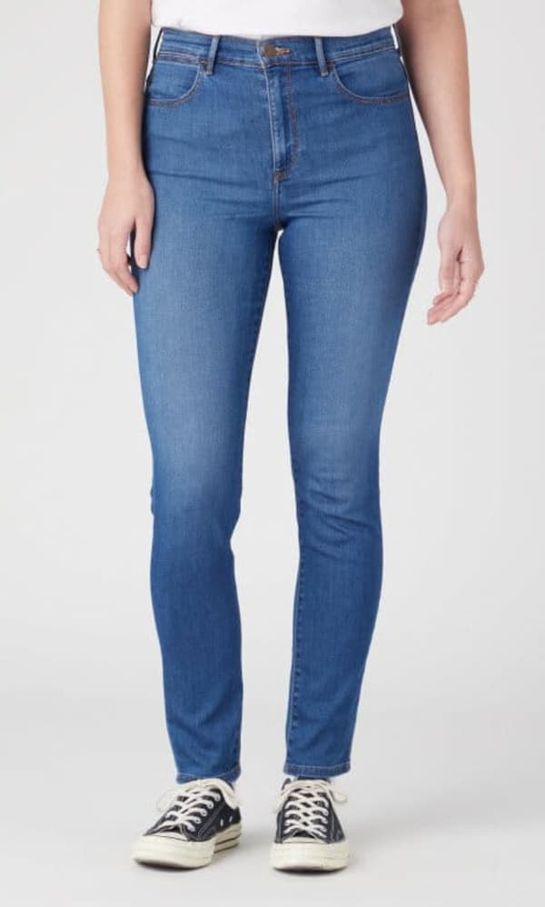 Wrangler HIGH SKINNY NAISTEN HIGH SKINNY -FARKUT W28 L32