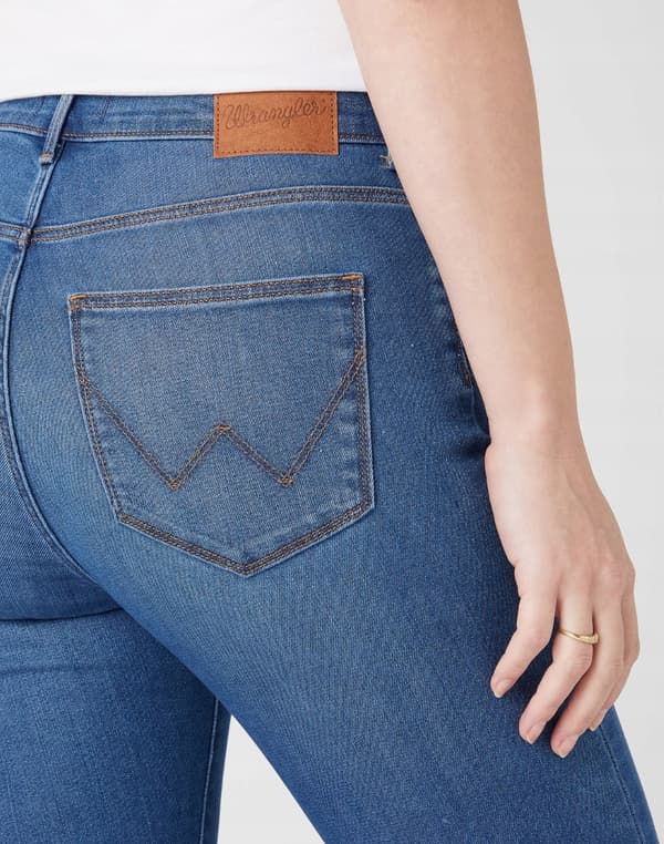 Wrangler HIGH SKINNY NAISTEN HIGH SKINNY -FARKUT W28 L32