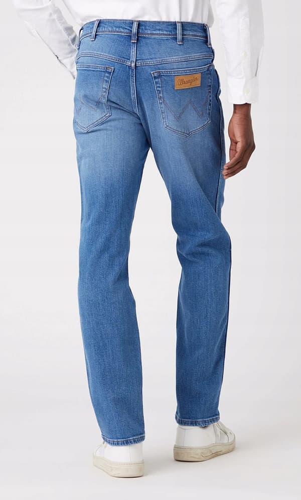 Wrangler TEXAS Nya Favoriter DENIM KLASSISKA RAKTA JEANS W42 L36