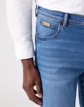 Miniatyrbild 6 av 7: Wrangler TEXAS Nya Favoriter DENIM KLASSISKA RAKTA JEANS W42 L36