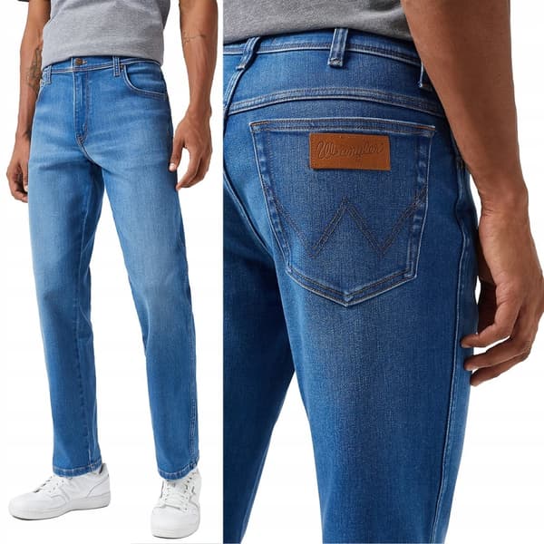 Wrangler Texas Rustic Free to Stretch klassiska jeans W38 L36