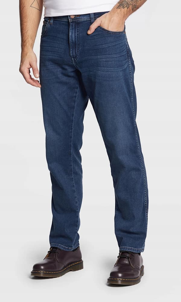 Wrangler Texas Slim Silkyway Epic bløde elastiske jeans W34 L36