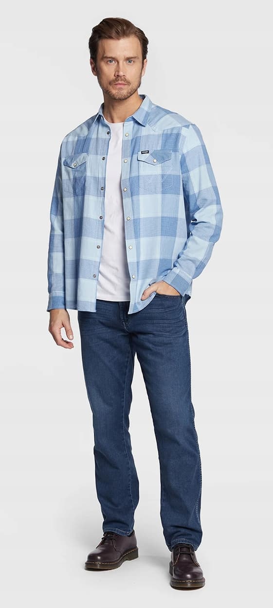 Wrangler Texas Slim Silkyway Epic bløde elastiske jeans W34 L36