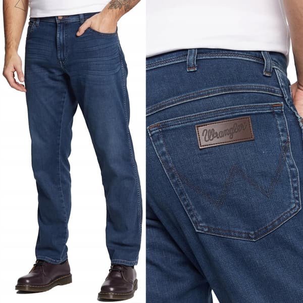 Wrangler Texas Slim Silkyway Epic bløde elastiske jeans W34 L36