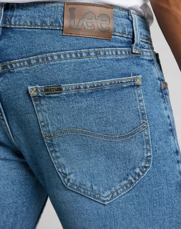 Lee LEGENDARY SLIM Glory FITTED RAKA BEN BLÅ DENIM W38 L30