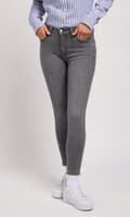 Pikkukuva 3 / 8: Lee SCARLETT HIGH ZIP Ash Stone HIGH GREY TUBE -HOUSUT VETOKETJUILLA 7/8 W29 L33