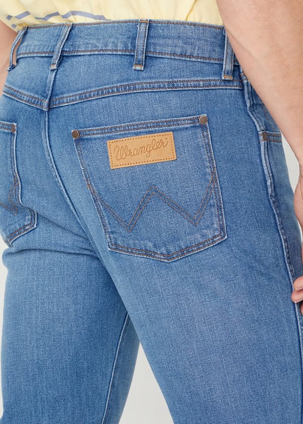 Wrangler LARSTON SLIM Vito BLÅ JEANS W30 L32