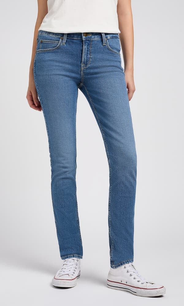 Lee SCARLETT SKINNY Vintage Mid STRETCH BLÅ DENIM W28 L29