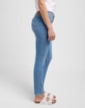 Pikkukuva 6 / 8: Lee SCARLETT SKINNY Mid Conversation MUKAVAT SKINNY SININEN FARKUT W30 L31