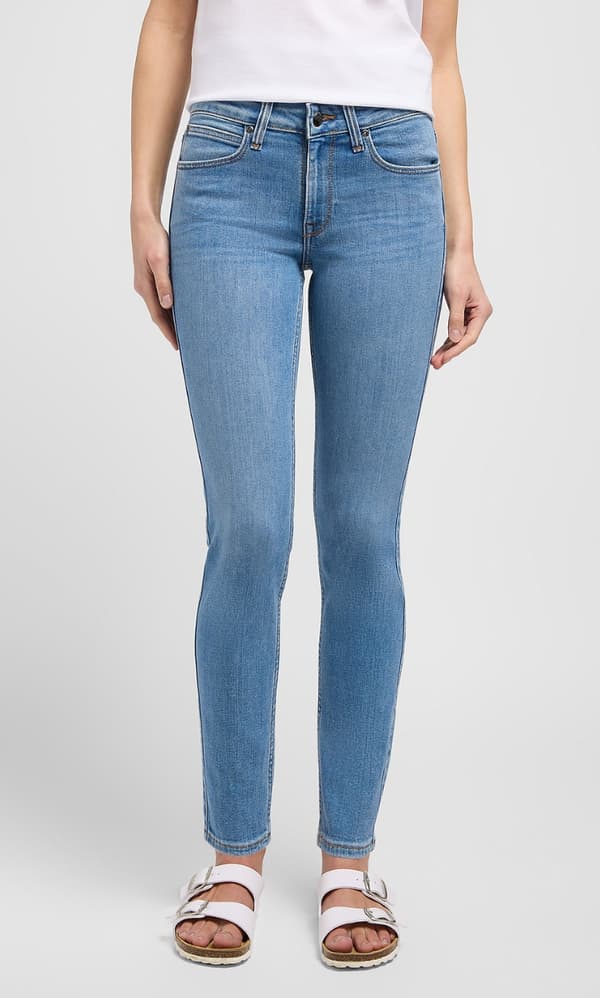 Lee SCARLETT SKINNY Mid Conversation MUKAVAT SKINNY SININEN FARKUT W27 L31