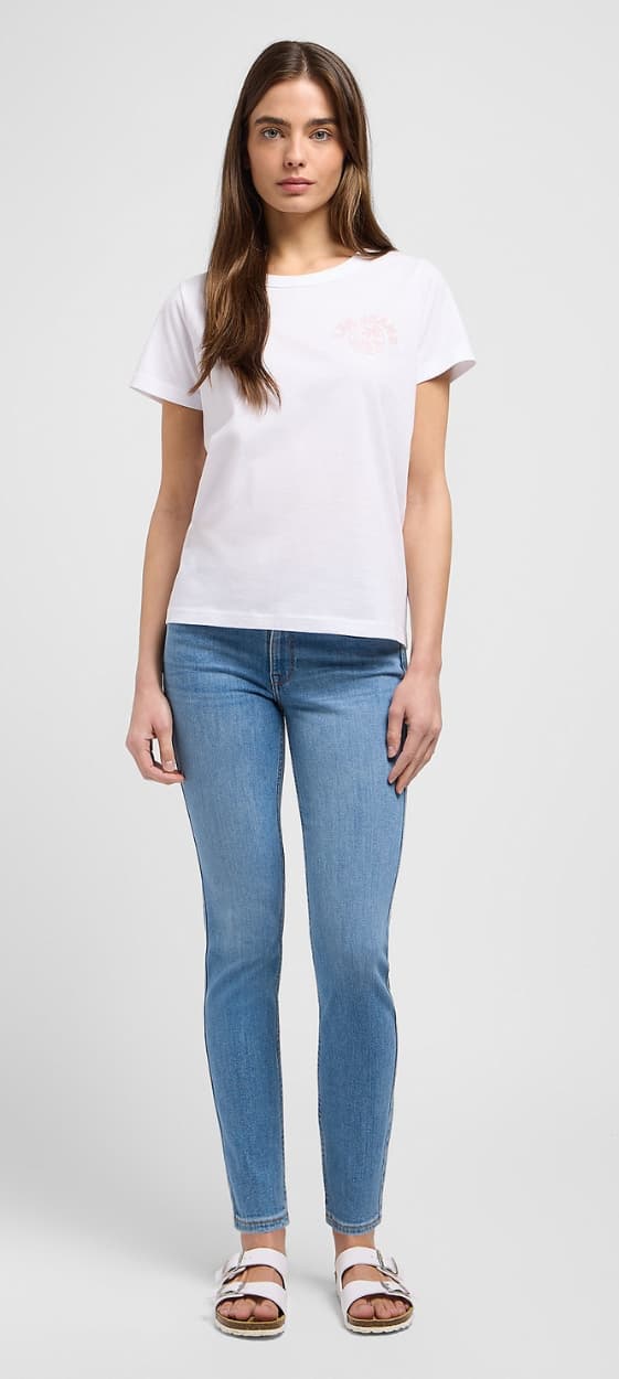 Lee SCARLETT SKINNY Mid Conversation MUKAVAT SKINNY SININEN FARKUT W27 L31