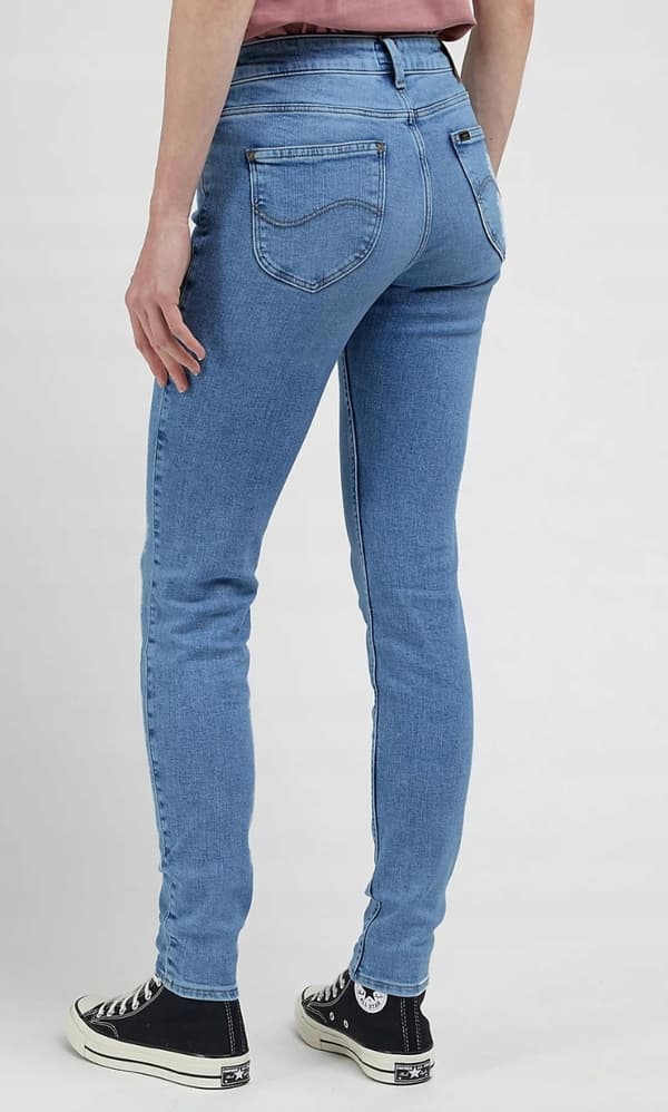Lee SCARLETT SKINNY Majestic Wave STRINGS BLÅ DENIM W29 L31