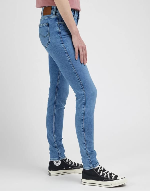 Lee SCARLETT SKINNY Majestic Wave STRINGS BLÅ DENIM W29 L31
