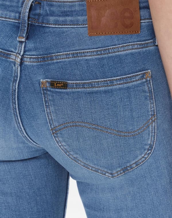 Lee SCARLETT SKINNY Majestic Wave STRINGS BLÅ DENIM W29 L31