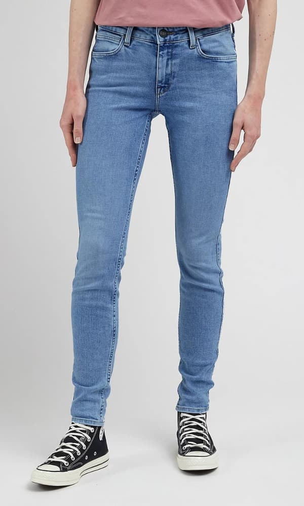 Lee SCARLETT SKINNY Majestic Wave STRINGS BLÅ DENIM W28 L31