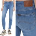 Pikkukuva 1 / 11: Lee SCARLETT SKINNY Majestic Wave STRING BLUE DENIM W28 L29