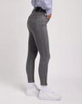 Pikkukuva 7 / 8: Lee SCARLETT HIGH ZIP Ash Stone HIGH TUBE -housut vetoketjuilla 7/8 W28 L33