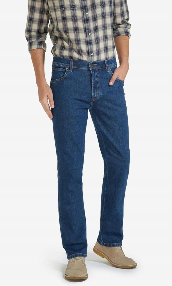 Wrangler REGULAR Dark Stone DURABLE JEANS CLASSIC Pewex W31 L32