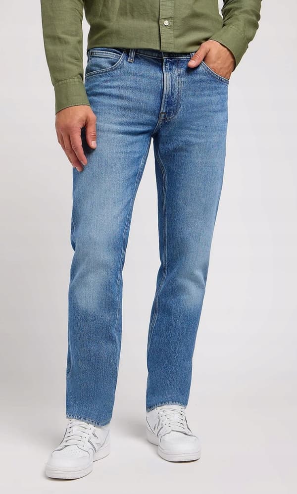 Lee DAREN REGULAR Chill Out STRAIGHT LOW STRETCH BLUE DENIM W32 L30