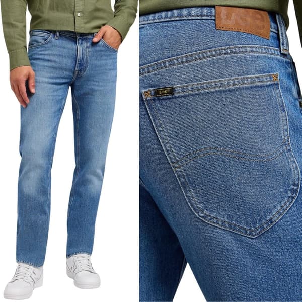 Lee DAREN REGULAR Chill Out STRAIGHT LOW STRETCH BLUE DENIM W32 L30