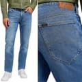 Pikkukuva 1 / 8: Lee DAREN REGULAR Chill Out STRAIGHT LOW STRETCH BLUE DENIM W32 L30