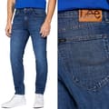 Miniatyrbillede 1 af 7: Lee AUSTIN REGULAR TAPERED Mellemblå Grass CLASSIC TAPERED DENIM W30 L32