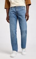 Miniatyrbild 3 av 8: Lee DAREN REGULAR RAKA Country Road RAKA BLÅ JEANS W33 L32