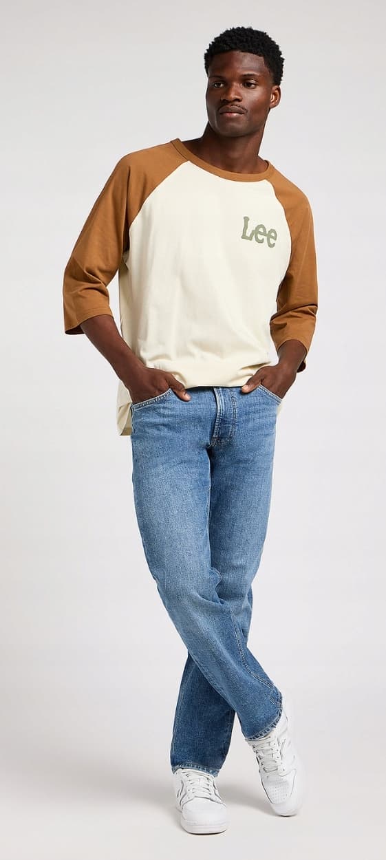 Lee DAREN REGULAR RAKA Country Road RAKA BLÅ JEANS W33 L32