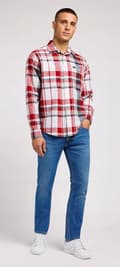 Pikkukuva 5 / 8: Lee LUKE SLIM TAPERED Indigo Vintage -FARKUT SINISET FARKUT W32 L32