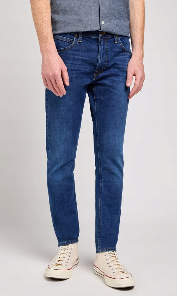 Lee LUKE SLIM TAPERED Springfield SKINNY DARK DENIM W36 L34