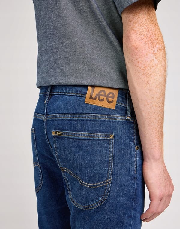 Lee LUKE SLIM TAPERED Springfield SKINNY DARK DENIM W36 L34